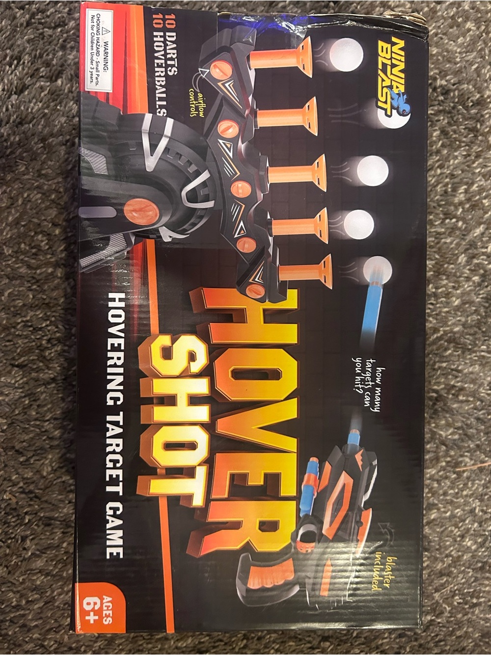 Ninja Blast Hover Shot Hovering Target Game Complete Set